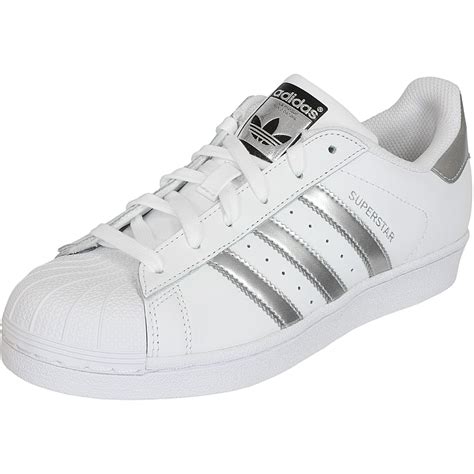 adidas sneaker weiss silber|Silver Sneakers .